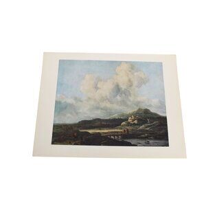 Vintage Jacob Ruisdael Print A Burst of Sunlight 93667